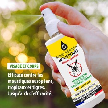 Spray répulsif moustique au Géraniol 1L