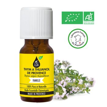 Huile essentielle Thym à thujanol de Provence bio lca aroma