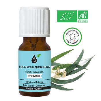 Huile essentielle Eucalyptus globuleux bio LCA Aroma