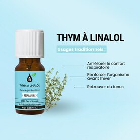 Découvrez l’huile essentielle de Thym à linalol 💙Chez LCA on l’apprécie pour améliorer le confort respiratoire et renforcer l’organisme avant l’hiver !👉 Et vous comment l’utilisez-vous ?#aromathérapie #huileessentielle #huilesessentielles #provence #santeaunaturel #bienetreaunaturel #thym #thymalinalol